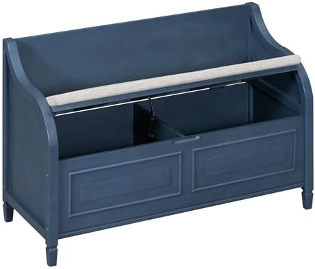 42" rustic storage bench entryway bench shoe cabinet, package contents