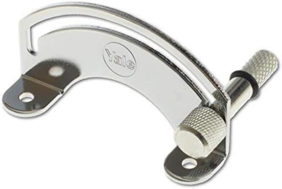 Yale P-YLPR-CH Chrome Letter Plate Restrictor For PVCu, Wooden, And Composite Doors by Yale