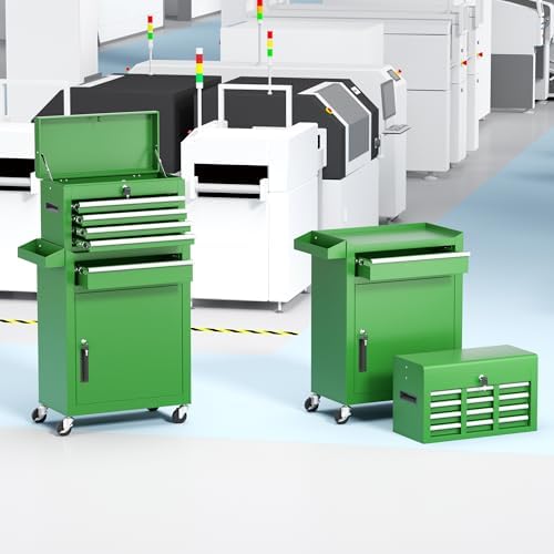 intergreat tool chest cabinet, 5-drawer rolling tool chest shown in use