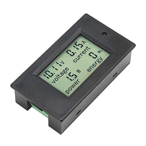 DROK DC Power Meter, 8-100V 100A Volt Amp Watt Meter, LCD Display Multimeter - Image 2