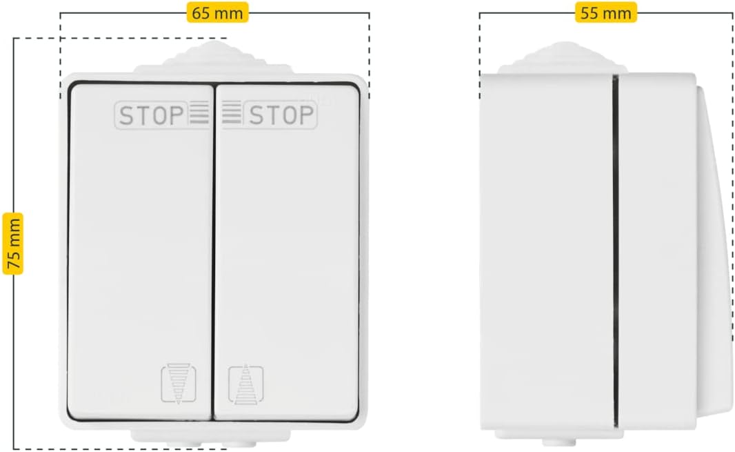 Schellenberg 25010 Awning Switch for Outside Installation