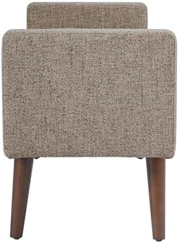 homepop fulton 48" storage bench - midtone gray, view 10