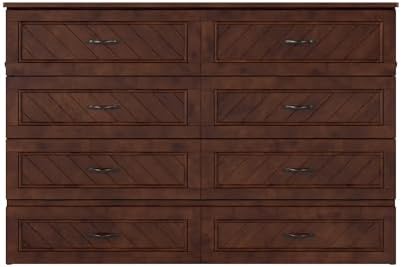 afi, alpine queen wood murphy bed chest with, view 10