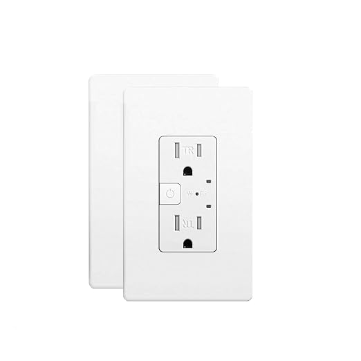Smart Outlet with Matter, App & Voice Control, No Bridge, Works with Apple Home by JUNLITGROUP
