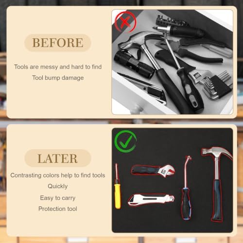 sumind 3 sets 16 x 22 inch tool showing dimensions