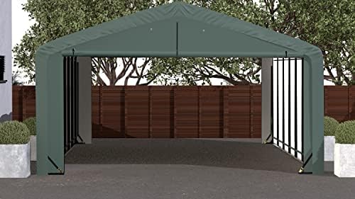 shelterlogic sheltertube garage & storage shelter, 20' x, view 12