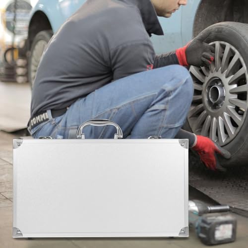 doitool aluminum alloy tool box large capacity medicine, front angle view