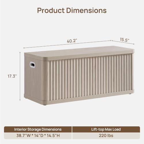 sicotas storage bench 40.2" wide shoe bench with, close-up detail
