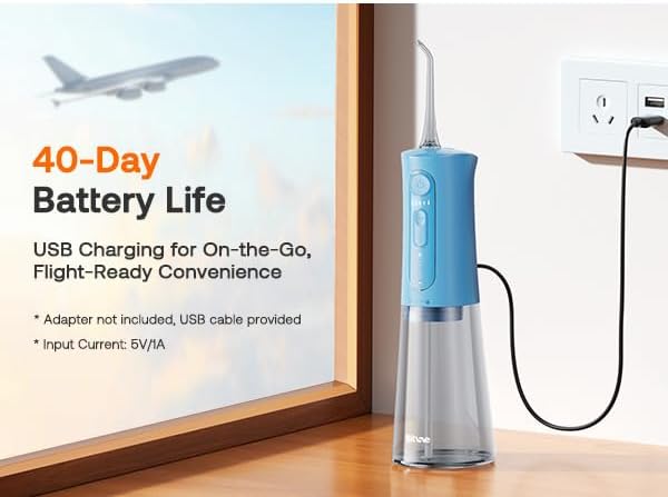 Bitvae Water Dental Flosser Teeth Picks, Cordless Portable Oral Irrigator - Image 6