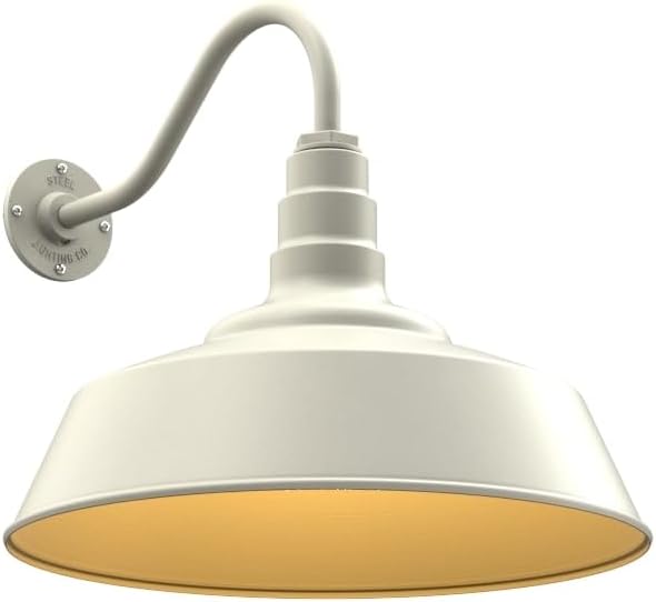Steel Lighting Co. Large Outdoor Barn Light | Gooseneck Light Fixture | Made in by SteelLightingCo