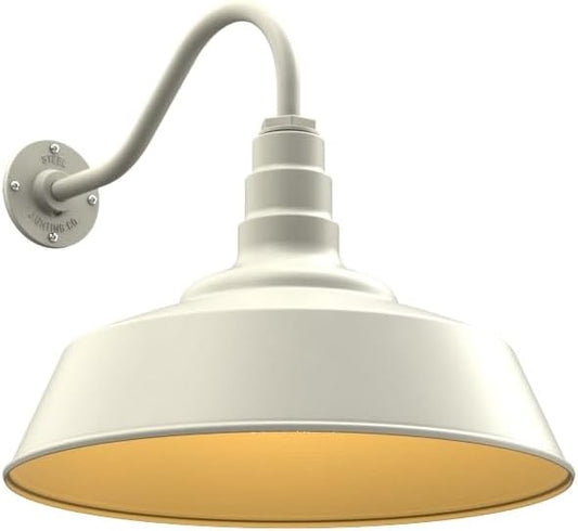 Steel Lighting Co. Large Outdoor Barn Light | Gooseneck Light Fixture | Made in by SteelLightingCo