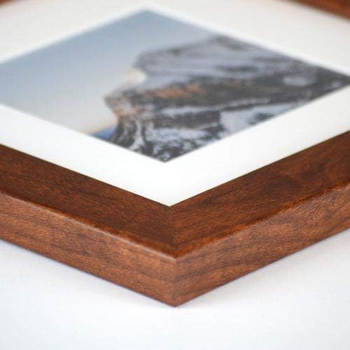 Frame It Easy 33 x 16 Russet Wood Frame - Image 3