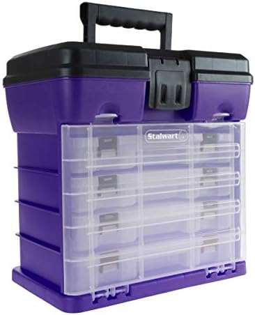 storage and tool box-durable organizer utility box-4 drawers, package contents
