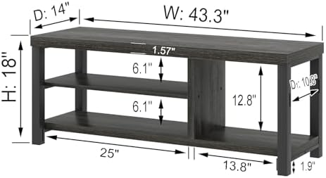 foluban entryway bench, rustic wood shoe storage bench shown in use