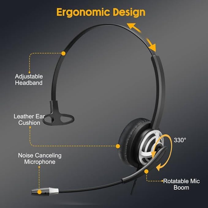 MAIRDI USB Headset with Microphone - Image 4