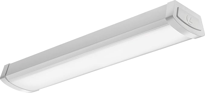 Lithonia Lighting 4 Foot LED Light Fixture, Low-Profile LED Wraparound Flush - Image 5