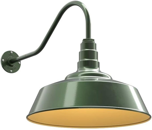 Steel Lighting Co. Large Outdoor Barn Light | Gooseneck Light Fixture | Made in by SteelLightingCo