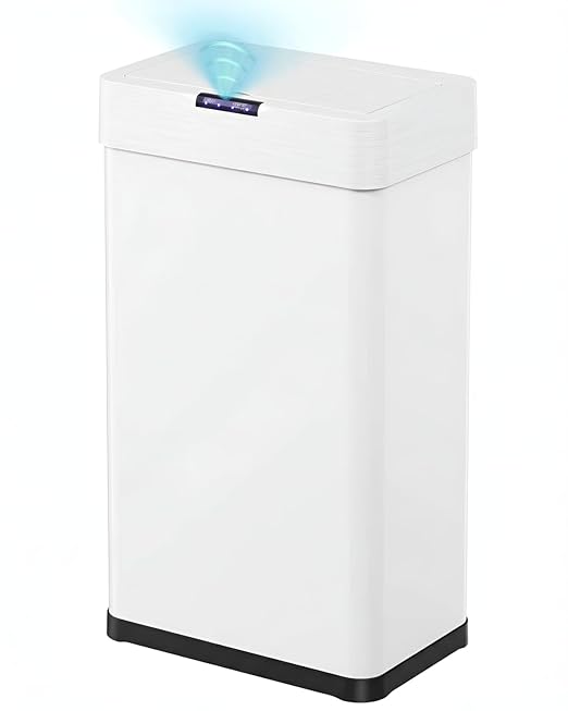 TLSUNNY 18.5 Gallon Motion Sensor Trash Can, Touchless Automatic Garbage Can by TLSUNNY