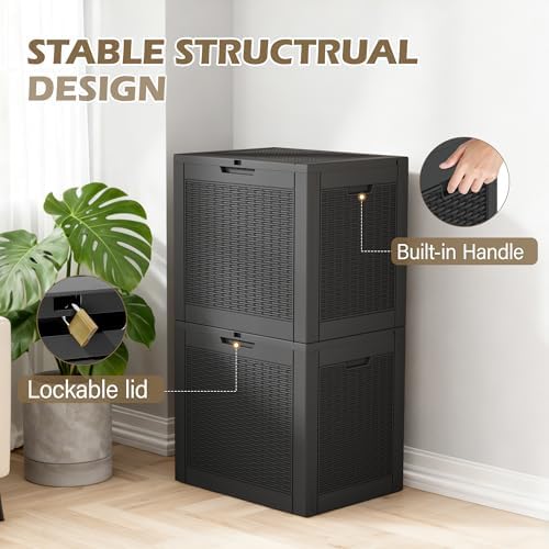outdoor storage waterproof deck box for patio (31 showing dimensions