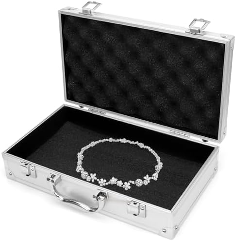 11.8 inch aluminum tool box portable, lockable handle, main product view
