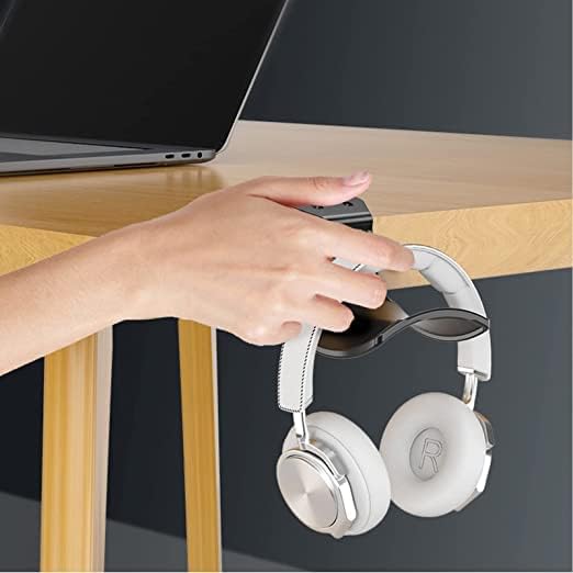 SIROLISA 2-Pack Headphone Stand Hanger Wall Hooks, Save Space Headset Stand - Image 5