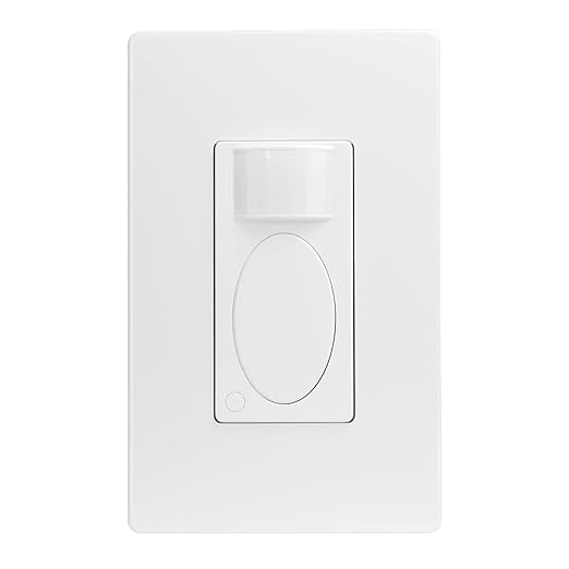 PIR Motion Sensor Light Switch, Occupancy Sensor Switch | 5Amp | Sigle-Pole | by RAYZEEK
