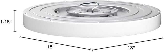 hykolity 18 Inch LED Round Flat Panel Light, 3000K/4000K/5000K CCT Selectable - Image 9