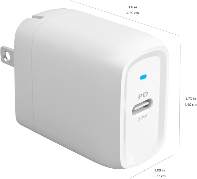 Amazon Basics 30W One-Port GaN USB-C Wall Charger - Image 6