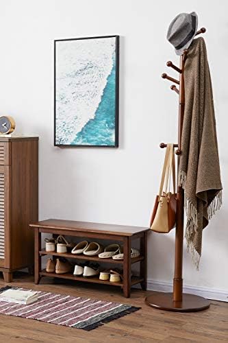 xkzg shoe rack bench wooden shoe storage bench, view 9