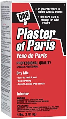 DAP Plaster of Paris (Dry Mix), White, 4 Lb Box (7079810308)