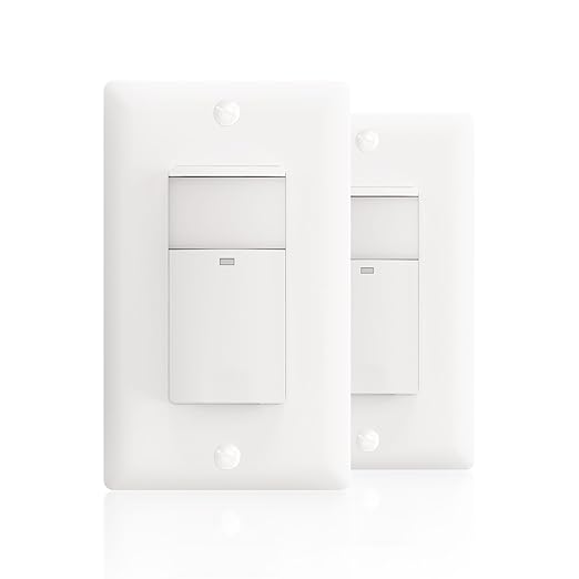 ECOELER Single Pole Occupancy Motion Sensor Light Switch, PIR Infrared Motion by ECOELER