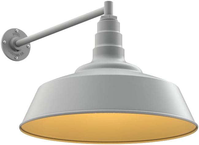 Steel Lighting Co. Large Outdoor Barn Light |Garage Light Fixture | Made in by SteelLightingCo