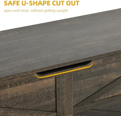 dwvo storage bench, 47.2" farmhouse storage chest with, side view