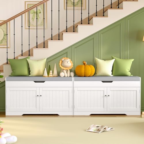 usikey shoe bench with lift top storage, entryway, main product view