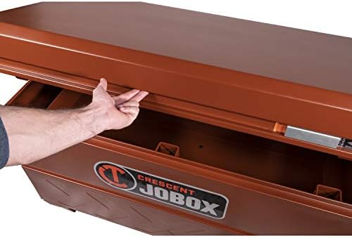 crescent jobox 30" site-vault heavy duty chest, side view