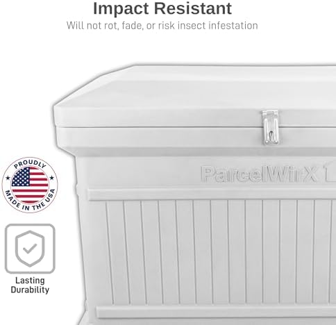 rts home accents parcelwirx premium horizontal storage cabinet/lockable shown in use