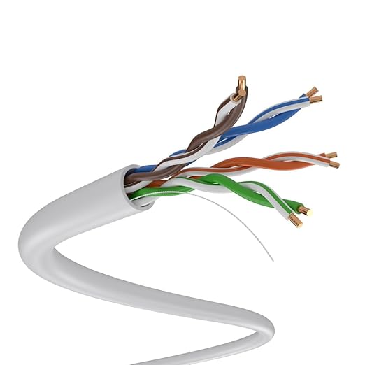 SolidLink CAT5e Ethernet Cable 1000ft – 24AWG Solid CCA UTP Unshielded CAT 5e - Image 2