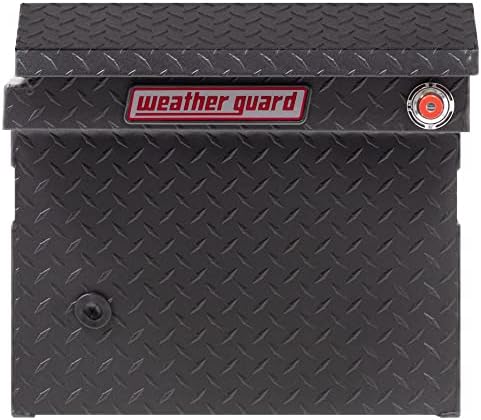 weather guard saddle truck tool box aluminum full, side view