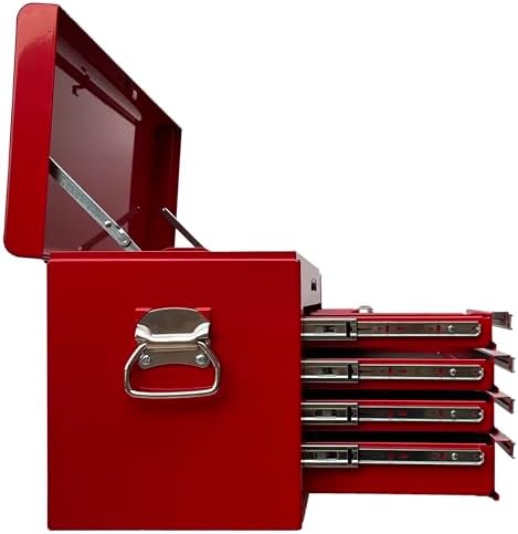 workington professional industrial portable metal tool chest with on a desk or shelf