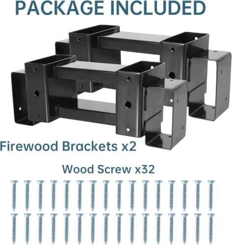 highpro firewood rack outdoor, fire wood racks, fire, package contents