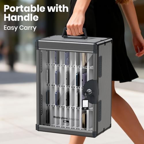 36 slots cell phone locker for classroom, portable, package contents