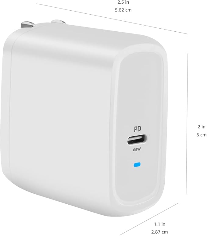 Amazon Basics 65W One-Port GaN USB-C Wall Charger - Image 6