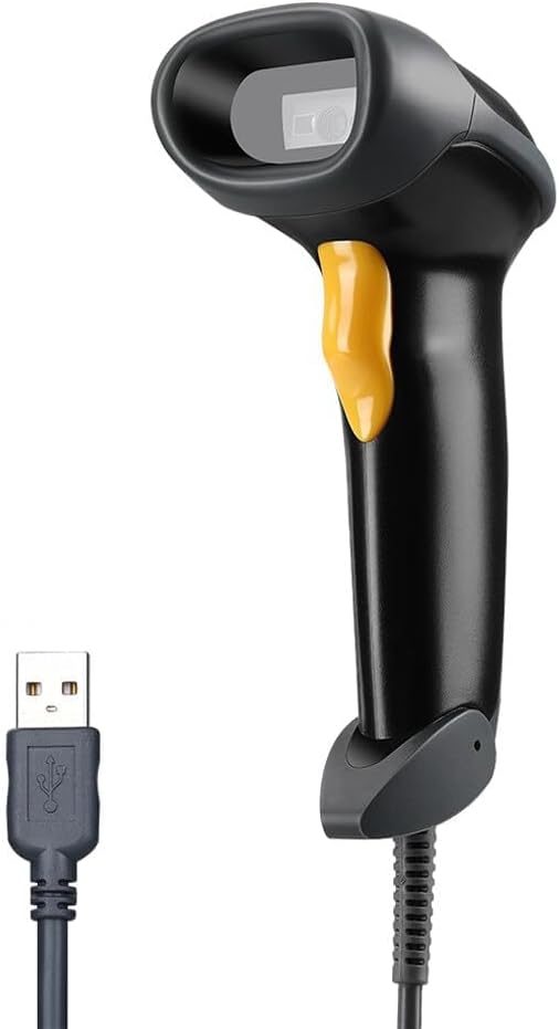Eyoyo EYH2 Handheld USB 2D Barcode Scanner, Wired Automatic QR Code Scanner by Eyoyo