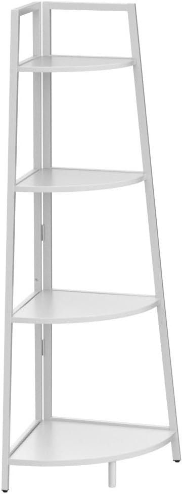 CAPHAUS Tall Corner Shelf Stand, 4-Tier Display Shelves, Ladder Corner Wood - Image 4