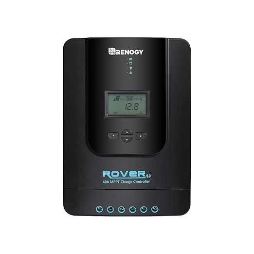 Renogy Solar Charge Controller Rover 40A 12V24V Auto Parameter DC Input MPPT by RenogySolar