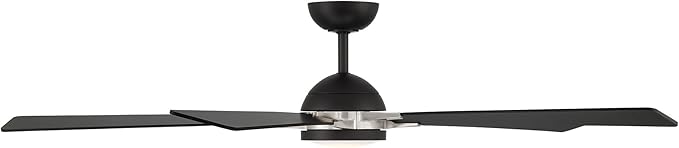 Rotary Indoor and Outdoor 5-Blade 65in Smart Home Ceiling Fan in Matte Black - Image 6