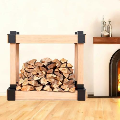 amagabeli garden & home 2 pack firewood log shown in use