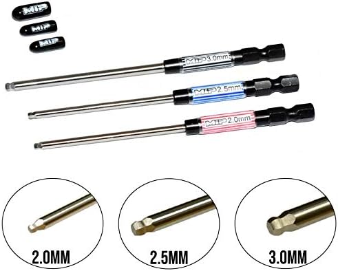 MIP Ball End Speed Tip Wrench Set Metric 3 MIP9516 Hand Tools Misc