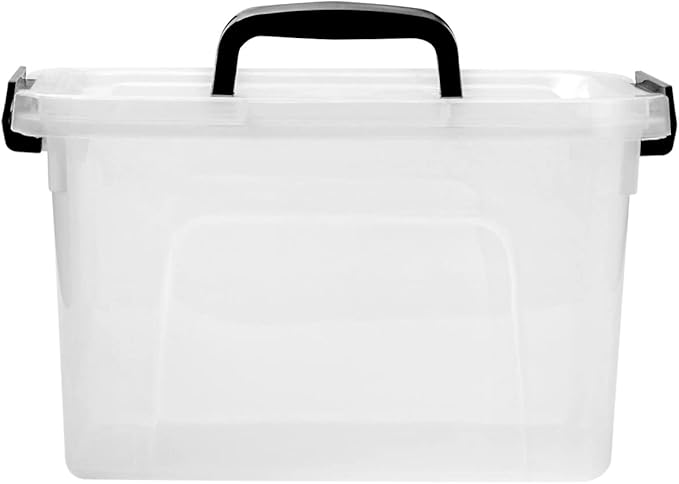 JUJIAJIA 6 Quart Clear Storage Latch Box/Bins - Image 3
