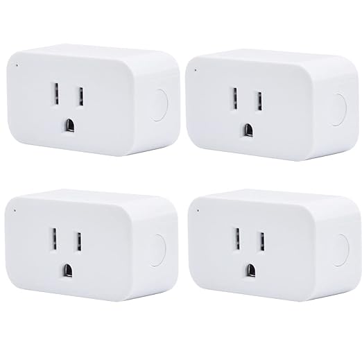 THIRDREALITY Smart Plug 4 Pack, 15A Smart Outlet by ThirdReality